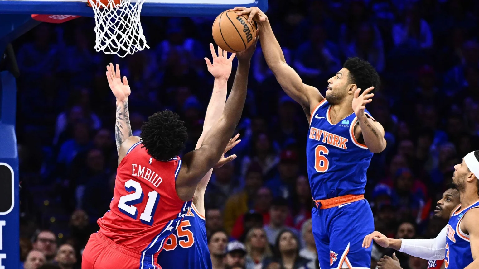 teilnehmer: new york knicks gegen 76ers spielerstatistiken spiel